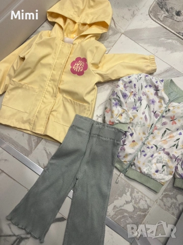 Лот от 3ч бебешко якета и панталон нов, снимка 4 - Комплекти за бебе - 53576705
