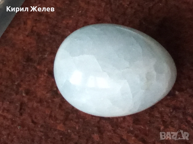 Яйце от лунен камък 51762, снимка 5 - Антикварни и старинни предмети - 52717048