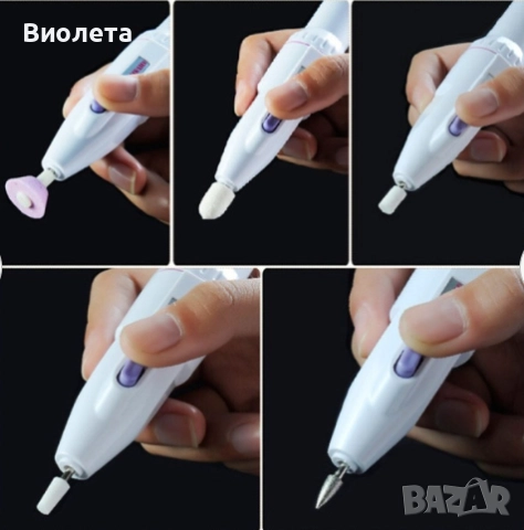 Комплект за професионален маникюр и педикюр, снимка 2 - Продукти за маникюр - 52512217