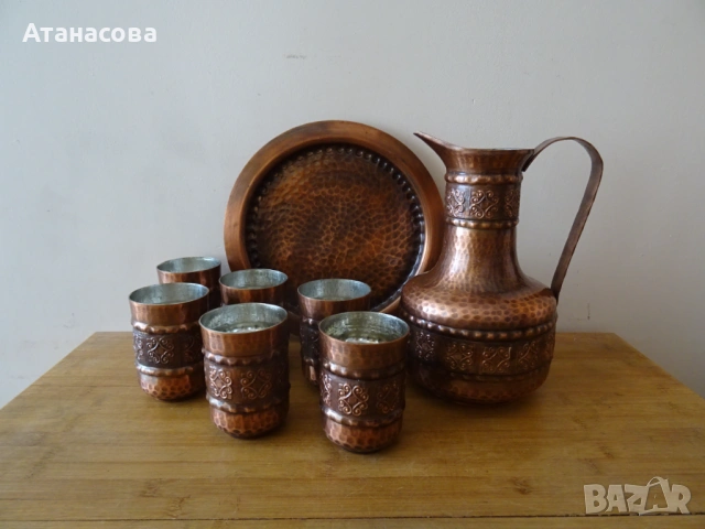 Меден сервиз за вино МНХЗ 1980 г