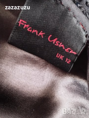 FRANK USHER UK12- Естествена коприна дамски топ, снимка 5 - Рокли - 42858924