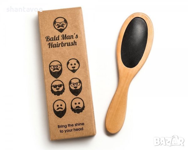Четка за коса за плешиви мъже