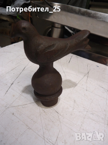 Метална отливка на птица, снимка 4 - Антикварни и старинни предмети - 52384594