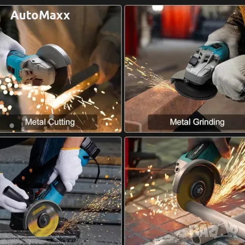 Акумулаторен безчетков ъглошлайф Avhrit ф125mm/18-21V  , снимка 5 - Винтоверти - 48053196