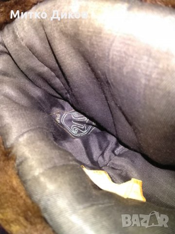 Шапка естествена кожа от соца 1970г реликва размер 56, снимка 5 - Шапки - 34305255