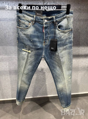 DSQUARED2 Мъжки Сини Дънки Код Mens P.222, снимка 4 - Дънки - 53921998