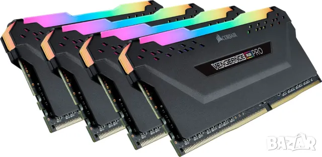 RAM ПАМЕТ Corsair Vengeance RGB PRO 32 GB (4 x 8 GB) DDR4 3733 MHz C17 XMP 2.0 Enthusiast LED!, снимка 1 - RAM памет - 49095591