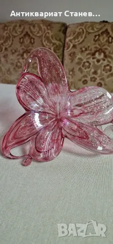 🌹Прелестно Мурано цвете с осукано стъбло

, снимка 2 - Декорация за дома - 48001613