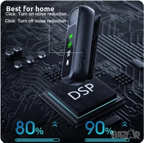 K30 безжичен петличен микрофон с калъф за зареждане, снимка 4 - Микрофони - 48468136