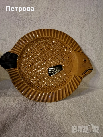 керамична чиния - плаке, снимка 2 - Пана - 53917253