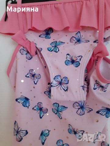 нов бански от две части за момиче 4-5год.,и 5-6год., снимка 3 - Детско бельо и бански  - 30029081