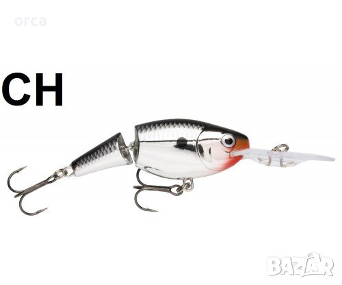 Двуделен воблер Rapala Jointed Shad Rap, снимка 2 - Такъми - 42284581