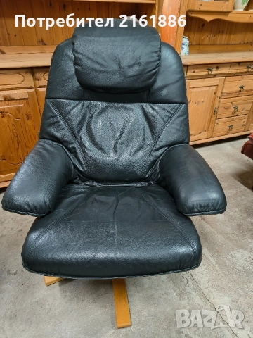 Relax кресло от естествена кожа 