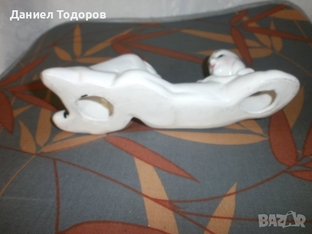 Старa Порцелановa Фигурa, Статуетка - Клоун, Мим, снимка 5 - Статуетки - 37345911