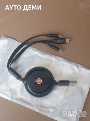 Качествен 3 в 1 кабел за зареждане на мобилни устройства Смартфон Телефон , снимка 6 - USB кабели - 52132530