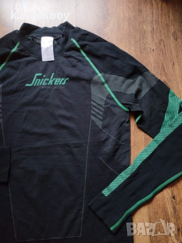 snickers flexiwork seamless - мъжка работна термо-блуза ХЛ, снимка 5 - Блузи - 52566102