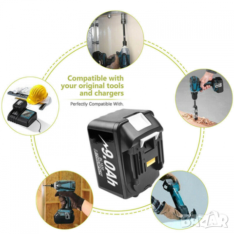 Батерии  Makita BL 18V 5.0Ah. и 3.0Ah. , снимка 9 - Винтоверти - 26557857