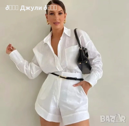 Разкошен ленен сет 🤍, снимка 3 - Комплекти - 54301147