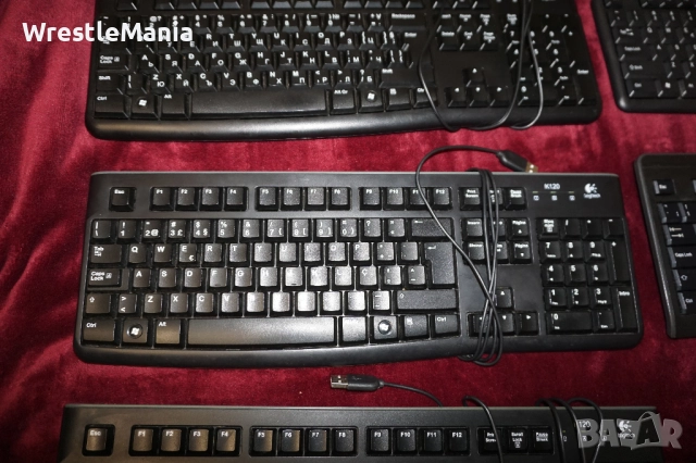 13 Клавиатури Logitech K120/Dell/Fujitsu KB410K/Gembird/Genius/A4Tech за Настолен Компютър , снимка 4 - Клавиатури и мишки - 51955657
