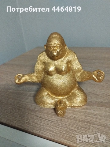 gold gorilla figure 