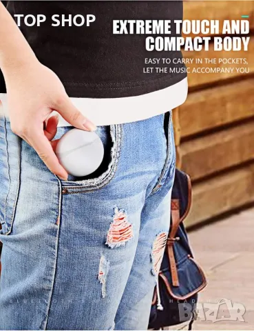 Водоустойчиви мини слушалки с микрофон и зарядно калъфче Bluetooth 5.0, снимка 3 - Bluetooth слушалки - 49450972