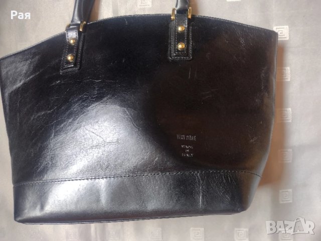 Кожена дамска чанта, снимка 4 - Чанти - 50665256