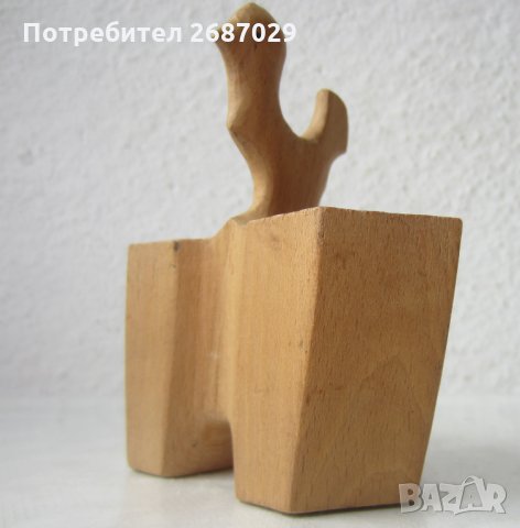 солница с петел  / пиле от дърво дърворезба, снимка 4 - Други ценни предмети - 29743933