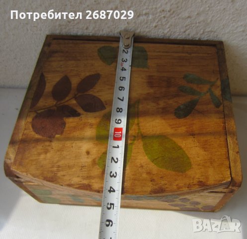 Дървена тоалетка с огледало и  чекмедже и  стара японска кутия за бижута, снимка 6 - Други - 30304673