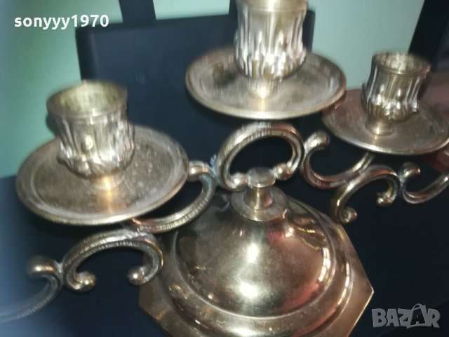 ГОЛЯМ СВЕщНИК ЗА 5 СВЕщИ-40СМ-ВНОС шВЕИЦАРИЯ, снимка 11 - Колекции - 30218600