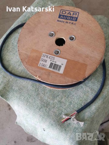 професионален 4-жилен кабел за високоговорители DAP spk-425 speaker cable 4x2,5 .50 м. ролка Промо !, снимка 1