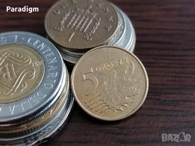 Монета - Полша - 5 гроша | 2011г., снимка 1 - Нумизматика и бонистика - 35293454