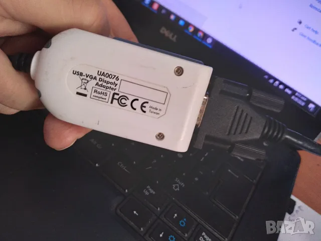 USB към VGA адаптер за монитор., снимка 4 - Кабели и адаптери - 55732886