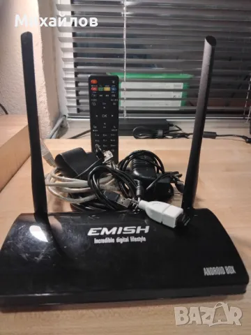 TV Box EMISH X800 ТВ Бокс, снимка 5 - Приемници и антени - 48070215