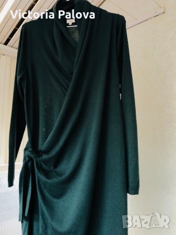 Масленозелена рокля HOSS INTROPIA,нежен меринос 100%, снимка 10 - Рокли - 31715480