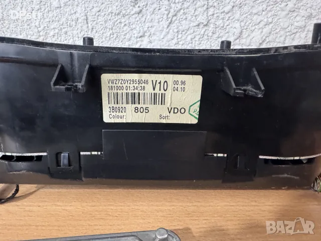 VW Passat B5 ECU 3B0906018F Simos 3.4A + табло 3B0920805 + ключ , снимка 3 - Части - 56239053