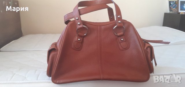 Оригинална чанта естествена телешка кожа- Banana Republic