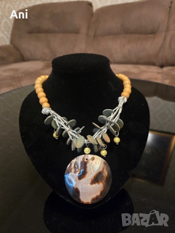 Масивен гердан РЪЧНА ИЗРАБОТКА, снимка 3 - Колиета, медальони, синджири - 52466907