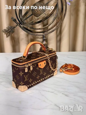 Louis Vuitton Дамска Чанта Тип Куфар С Къса И Дълга Дръжка И Верижка - Различни Цветове Код E88, снимка 2 - Чанти - 55795231