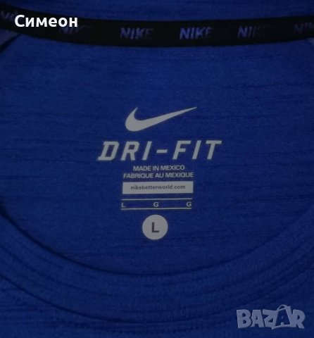 Nike DRI-FIT Touch оригинална блуза L Найк спорт фитнес тренировки, снимка 3 - Спортни дрехи, екипи - 37343088