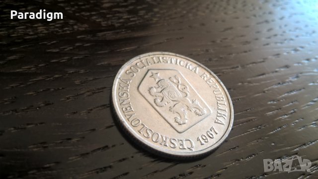 Mонета - Чехословакия - 10 халера | 1967г., снимка 2 - Нумизматика и бонистика - 32075361