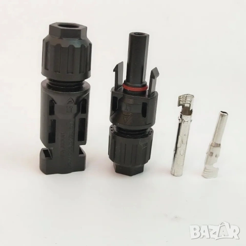 Конектори MC4 за соларни панели / чифт, снимка 2 - Друга електроника - 53247924