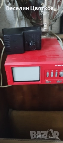 Портативевн телевизор антика + Адаптер (Ровесник), снимка 2 - Телевизори - 52264095