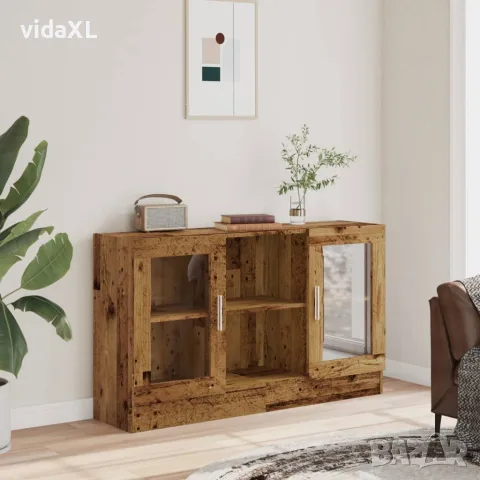 vidaXL Сайдборд, старо дърво, 120x30,5x70 см, инженерно дърво, снимка 3 - Бюфети - 56148233