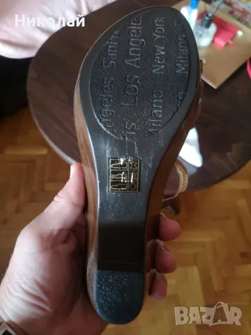Италиански Дамски сандали от естествена кожа, снимка 6 - Сандали - 50152586