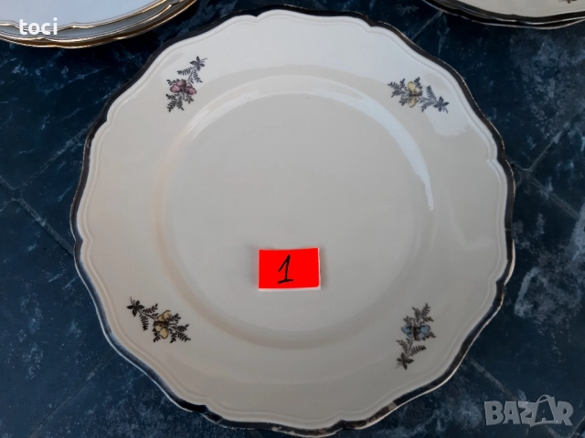 Винтидж порцеланови основни Баварски чинии , снимка 2 - Други ценни предмети - 51704478