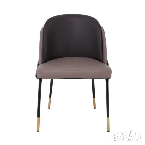 Трапезен стол Select Капучино тъмно кафяв, снимка 2 - Столове - 47653358