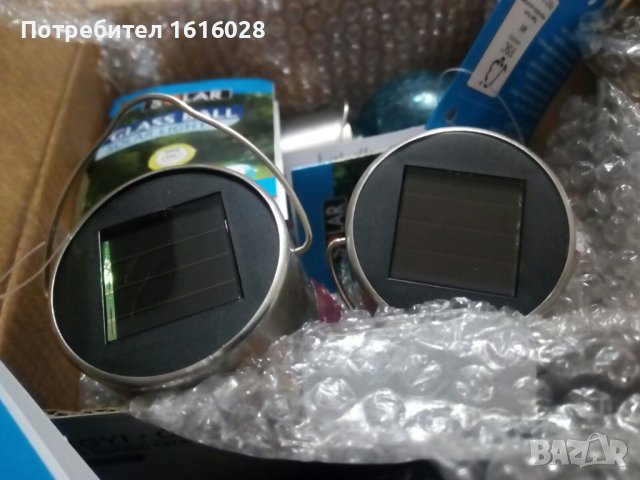 Нови  соларни лампи-топки за закачане за къмпинг,градина и др., снимка 10 - Соларни лампи - 40537519