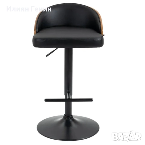 Комплект бар столове HOMCOM от 2 броя, Завъртане на 360°, снимка 8 - Столове - 51623194