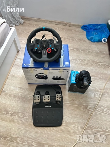 Logitech G29+Shifter , снимка 4 - Други игри и конзоли - 51778055