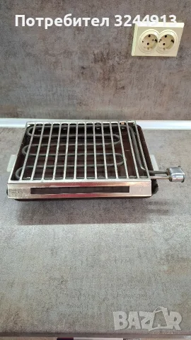 Ретро българска електрическа скара от соца с кабел – 1600W, снимка 3 - Скари - 56216316